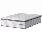 Colchão Casal Molas Guarda Costas Max Com Pillow 138x188x40cm Branco/cinza Probel