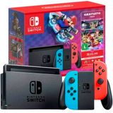 Console Nintendo Switch V2 32gb Mario Kart 8 Deluxe