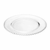 Prato Sobremesa Cristal Transparente Pearl Clear Wolff 19cm