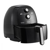 Fritadeira Air Fryer Midea Sem Óleo 5,3 Litros 3d Rapidair F Preto 220v