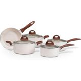 Conjunto Panelas 5 Peças Smart Plus Brinox Vanilla