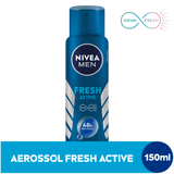 Nivea Men Desodorante Antitranspirante Aerossol Fresh Active 150 Ml
