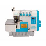 Máquina Costura Overlock Ponto Cadeia Direct Drive Lu747ds-tz-su Azul 110v - Lumak