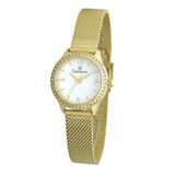 Relógio Champion Feminino Ref: Cf24966h Casual Mesh Dourado