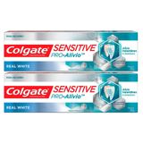 Kit 2 Creme Dental Colgate Sensitive Pro-alívio Real White 110g