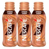 Kit 3 Bebida Láctea Nescafé Cappuccino Clássico 270ml