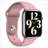 Relógio Inteligente Smartwatch W26 Tela Infinita Rosa Android Ios