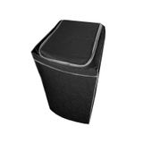 Capa Máquinas Lavar Electrolux 9kg e 10kg com Zíper Preta