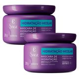 Kit 2 Máscara Capilar Siàge Hidratação Micelar 250g