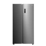 Geladeira Side by Side 511L Inverter Cor Inox Conectada Midea MD-RS710FGD461 - 127V