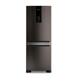 Geladeira Brastemp 447 Litros Frost Free Inverse Com Smart Flow E Fresh Box Black Inox Bre57fe - 220v