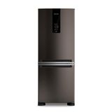 Geladeira Brastemp 447 Litros Frost Free Inverse Com Smart Flow E Fresh Box Black Inox Bre57fe - 127v
