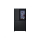 Geladeira Smart Lg Inverter Side By Side Instaview 647 Litros Black Inox Gc-v257sqv2 220v