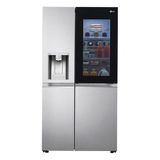 Refrigerador Side By Side LG 3 Portas Frost Free 598 Litros Instaview Aço Escovado - GC-X257CSH