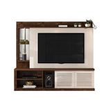 Home Theater DJ Móveis Domus p/ TV até 70 Malbec/White