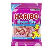 Balas De Gelatina Haribo Cream Kiss Sabor Nata E Morango 80g