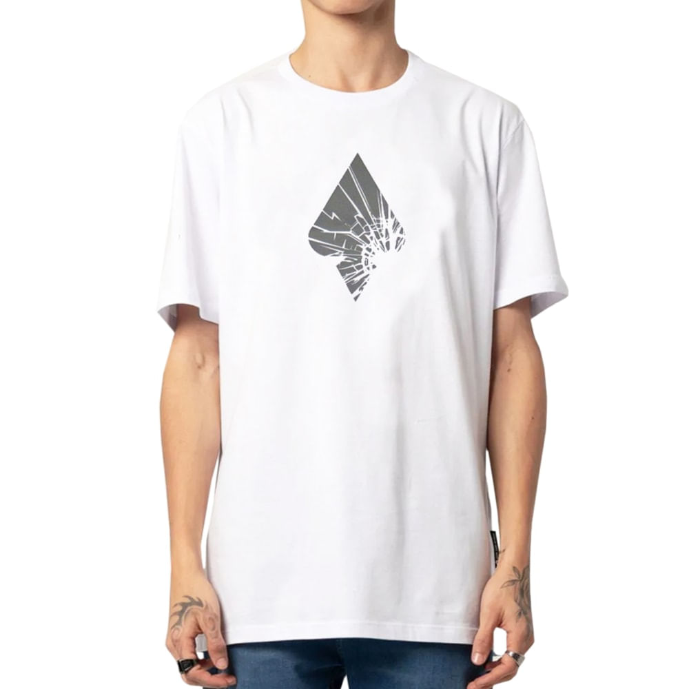 Camiseta Regular Mcd Espada Quebrada Branca