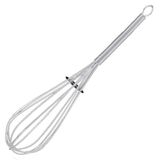 Batedor Fouet Profissional Aço Inox Com Reforço 28cm Tuut