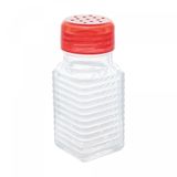 Pote Para Temperos De Vidro Com Tampa Vermelha 80ml - Lyor