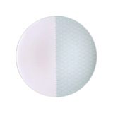 Prato Raso 28cm 96580115 Aquarius Porcelana Estampado Tramontina