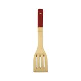 Espátula Vazada Bambu 30x6cm Ck3484 Vermelho Clink