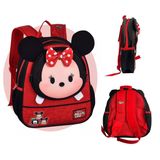 Mochila Infantil Minnie Escolar Passeio Para Costas Diversão