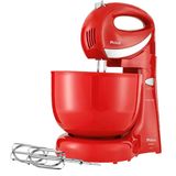 Batedeira Philco Paris 4 Velocidades + Turbo 1 Par De Batedores 350w Vermelha