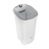 Tanquinho Lavadora 450w Semi Automático 14kg Com 5 Programas 110v Libell Branco
