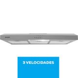 Depurador e Exaustor de Ar Slim 80 cm Inox Suggar
