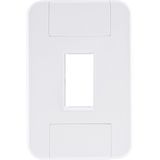 Placa 1 Posto Vertical 4x2 Tramontina Tablet Branca Tramontina