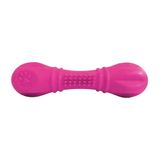 Osso Especial Brinquedo Borracha Pet N º 1 Tam P Rosa