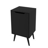 Gabinete Para Banheiro Preto Com 1 Porta Bn3641 Tecnomobili