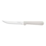 Faca Para Churrasco Tulum Com Lâmina Em Aço Inox E Cabo De Polipropileno Off-white 5"