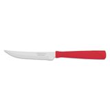 Faca Para Churrasco 4" Tramontina New Kolor Em Aço Inox E Cabo Vermelho Tramontina