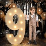 Marquee Number 9 Imprsv 4ft Light Up Decoração De Aniversário