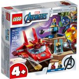 Brinquedo De Construção Lego Marvel Avengers Iron Man Vs Thanos 76170