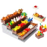 Cozinha De Supermercado Toy Bloxbrix City Com 190 Unidades Para Crianças