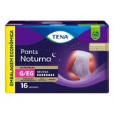 Fralda Descartável Tena Adulto Pants Noturna Tamanho G/eg - 4 Pacotes Com 16 Fraldas - Total 64 Tiras