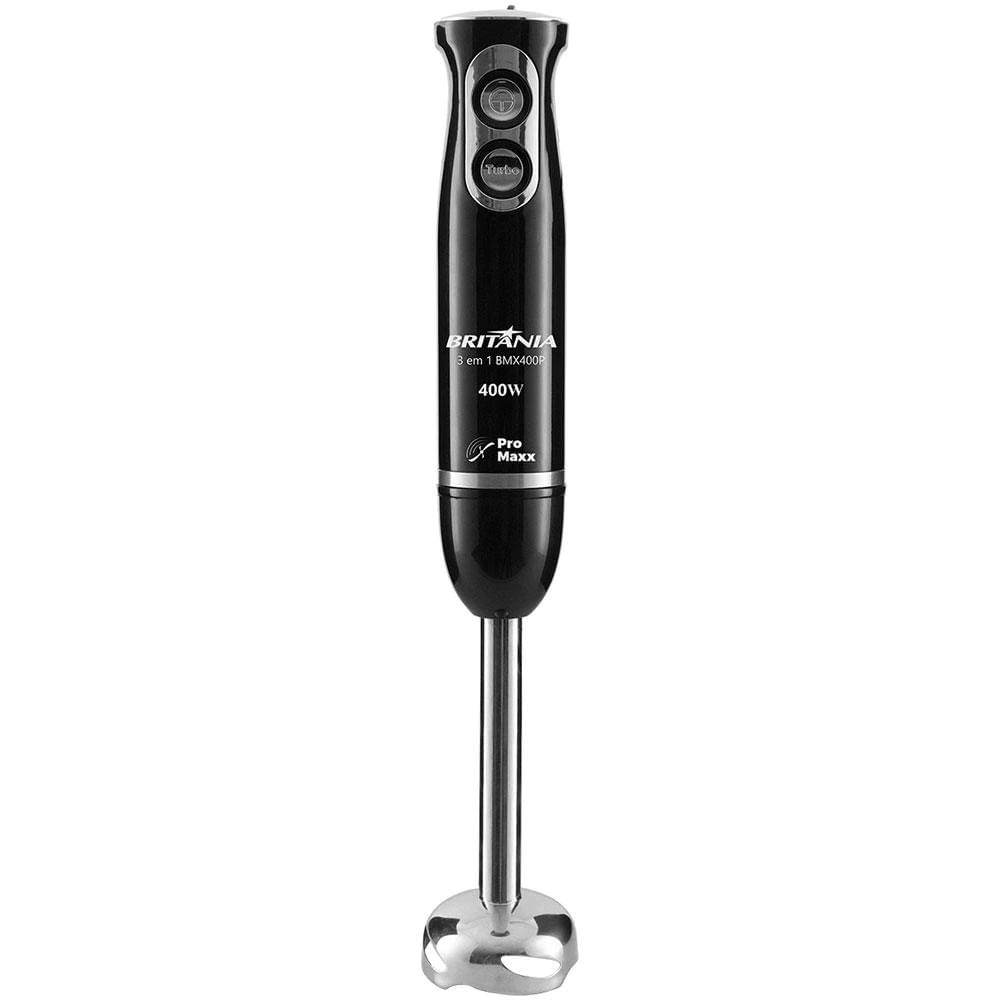 Mixer Britânia Bmx350p Com Copo Preto 350w