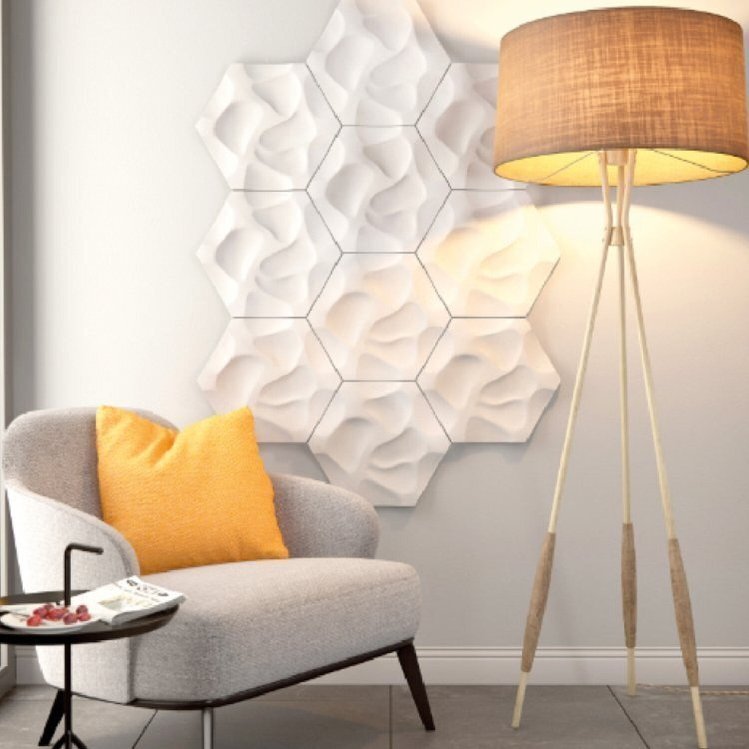 Kit Com 20 Barras Rodapé De Poliestireno Md8 12mm X 244cm X 8cm 48m Branco