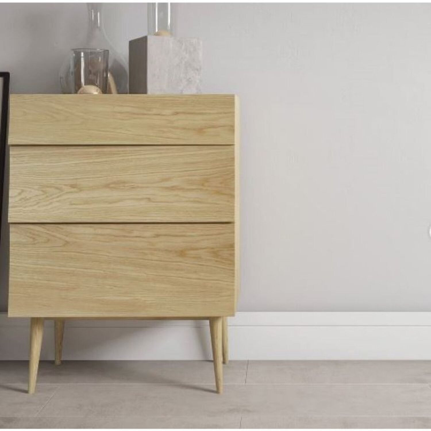 Kit Com 30 Barras Rodapé De Poliestireno 10cm X 13mm X 2.00m Frisado Mf10 60m Branco