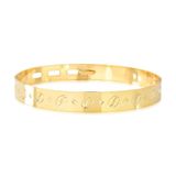 Bracelete Grãos De Café Revestido Em Ouro