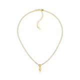 Choker Riviera De Zircônias Com Grão De Café Revestida Em Ouro