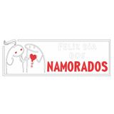 Adesivo De Vitrine Feliz Dia Dos Namorados Flork
