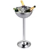Champagneira Com Grelha E Pedestal Forma 2090 Em Aço Inox - 6 L