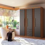 Guarda-roupa Aurora 3 Portas 3 Gavetas Santos Andirá