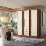 Guarda-roupa Aurora 3 Portas 3 Gavetas Santos Andirá