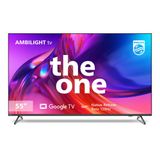 TV 55 Philips Smart 4K Ambilight 120Hz Google TV The One 55PUG8808