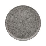 Prato De Sobremesa 20 Cm Cinza Flat Gray Oxford