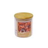 Pote De Vidro Borosilicato Com Tampa De Bambu 600ml Bahia Oxford